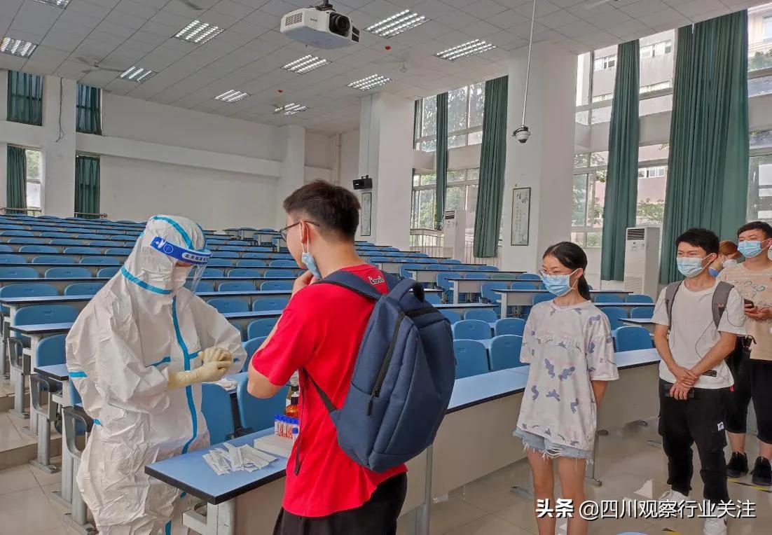 迎接开学 十大买球的正规网站对返校师生进行核酸检测